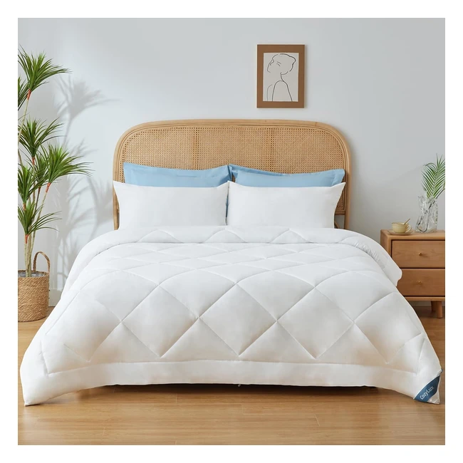 Piumino Estivo Matrimoniale Cozylux 240x260 cm Leggero 150gsm Bianco