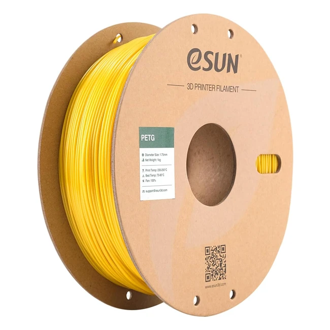 Solid Gold ESUN PETG Filament 175mm 3D Printer Filament - 1kg Spool