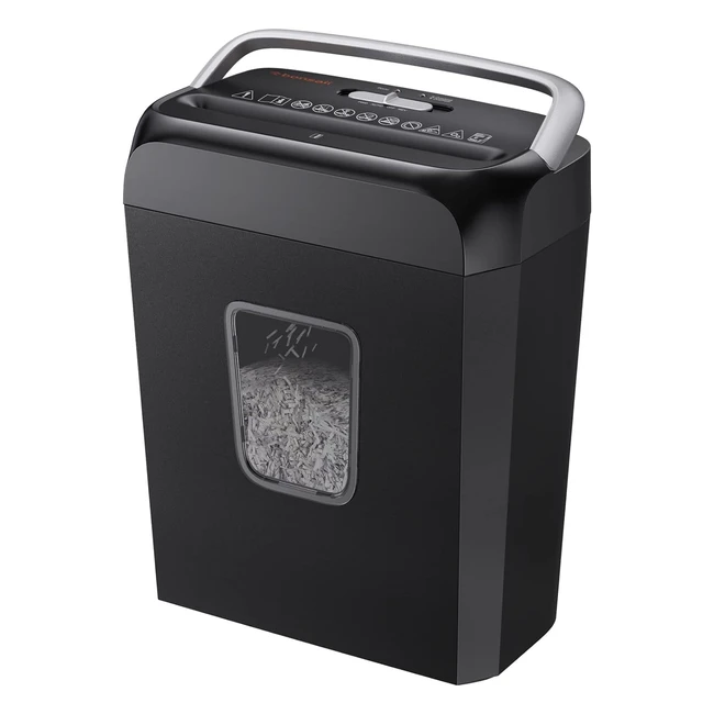 Tritadocumenti Bonsaii C237B - Taglio Incrociato 6 Fogli - Sicurezza P4