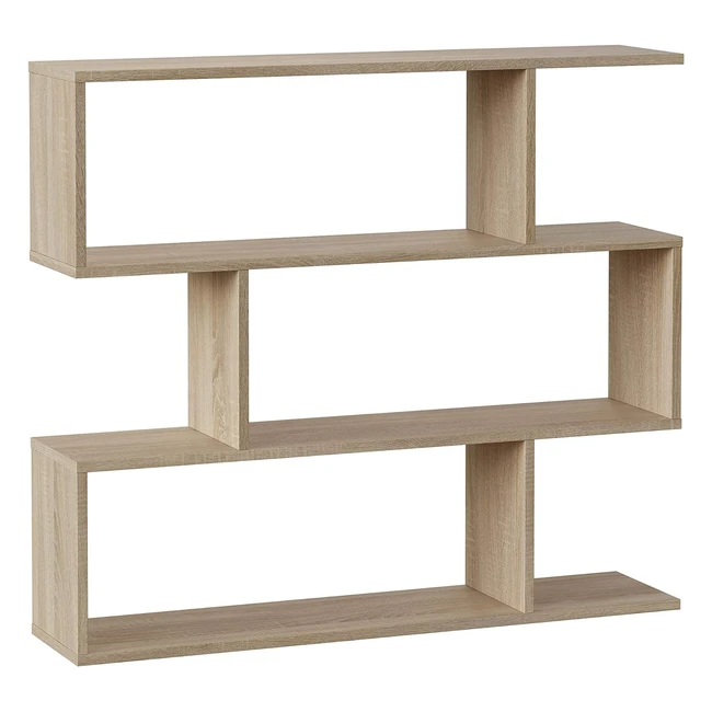 Estantera Baja Athena Color Roble Canadian - Habitdesign - Ref 110x97x25 - Id