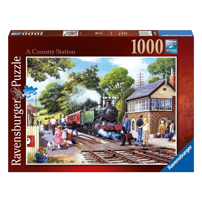 Ravensburger Country Station 1000 Piece Jigsaw Puzzle - Premium Quality - FSC Ce