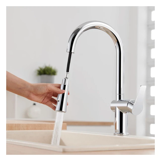 Grifo Cocina Extraible - Detbom - Ref. 360 - Flexible - 2 Modos Rociado