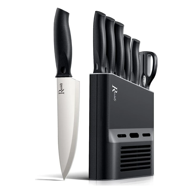 Set Coltelli Chef Randalfy Acciaio Inox 7 Pezzi - Alta Qualità