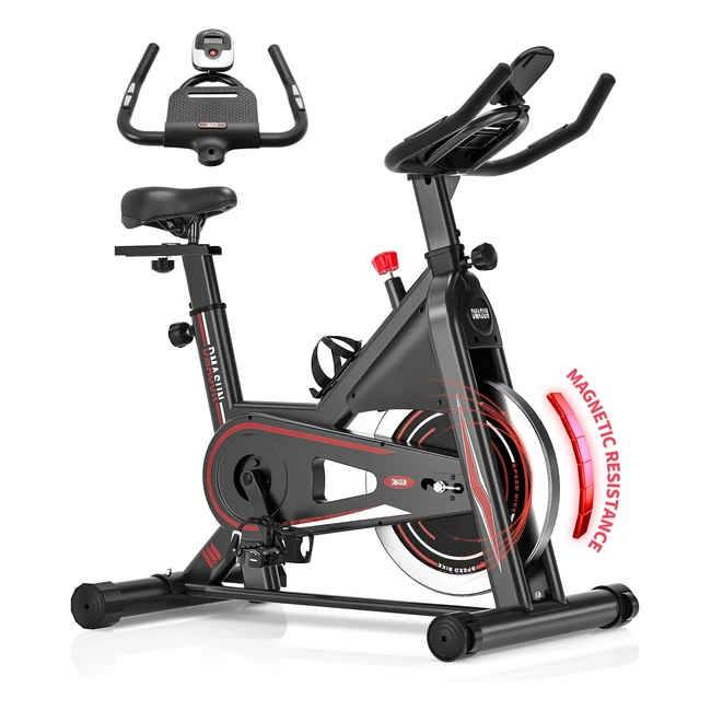 DMASUN Indoor Exercise Bikes for Home - Magnetic Resistance Stationary Bike - Ca