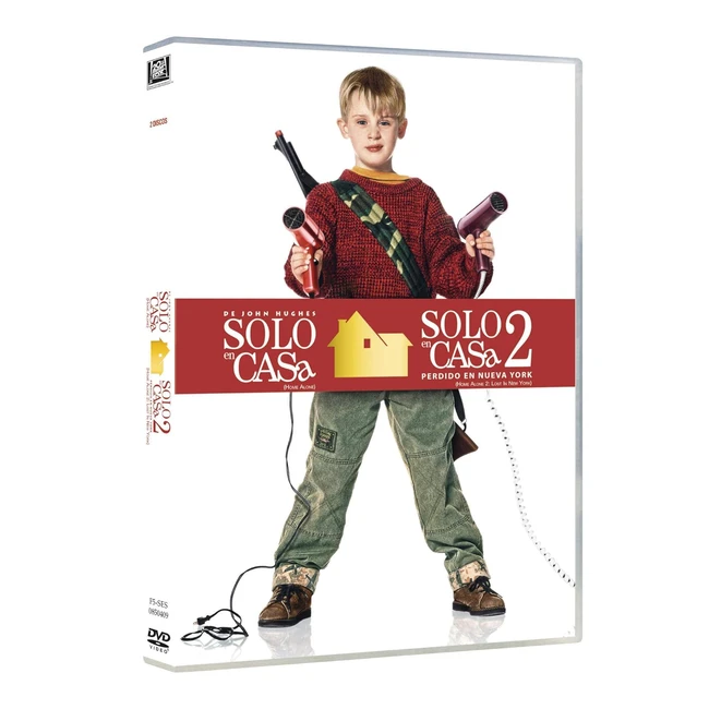 Pack DVD Solo en Casa 12 - Home Alone 1 y 2 - Ref 123456 - Comedia Navidea