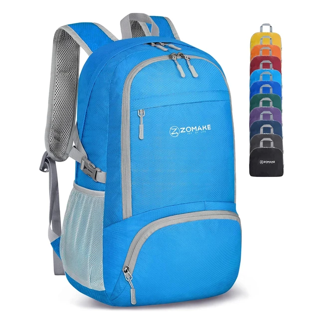 Zaino Pieghevole Zomake Leggero 30L - Trekking Donna Uomo Viaggio
