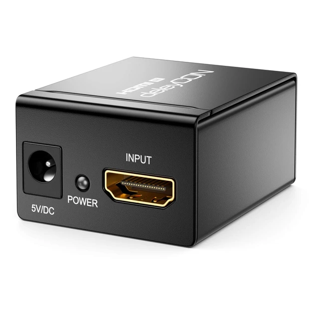 Repeteur HDMI 4K UHD 2160p Deleycon - Amplificateur Signal Actif HDR ARC CEC Dolby DTS