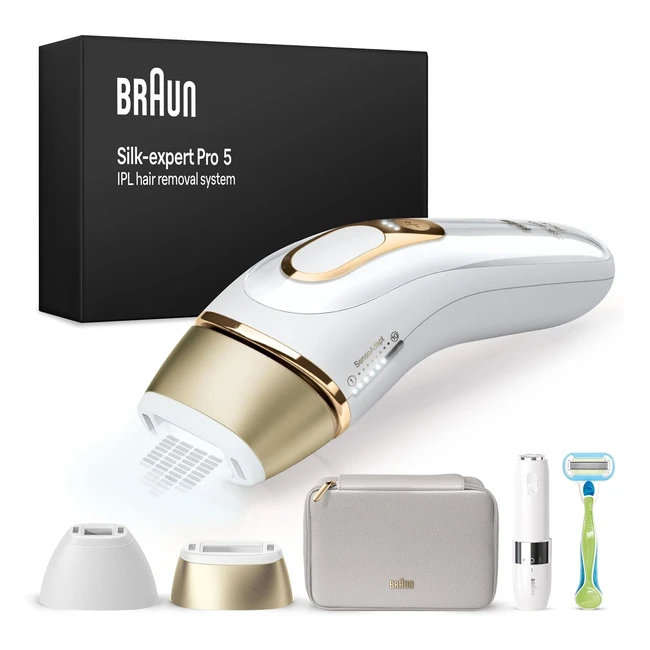 Braun IPL Silkexpert Pro 5 Haarentfernung - Venus Rasierer - Minigesichtsrasiere