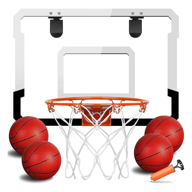 Mini Canestro Basket Teuvo con Palloni Interni - Gioco Sportivo per Bambini