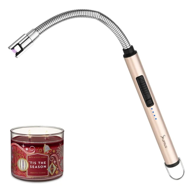 Accendino Arcobaleno Suprus USB Ricaricabile Sicurezza 360