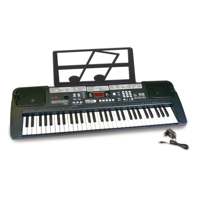 Tastiera Digitale Bontempi HarmonyKeys 61 Tasti USB e Adattatore - Passo Medio