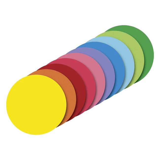 Papel Origami Redondo 15cm 100 Hojas Varios Colores - Heyda 204875615