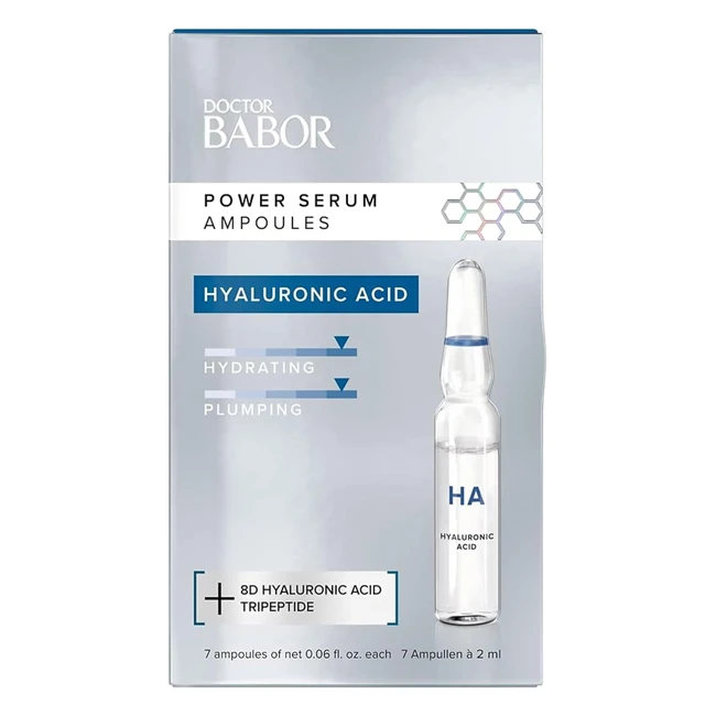 Doctor Babor Power Serum Hyaluronic Acid - Trattamento Viso 7 Fiale - Formula Ve