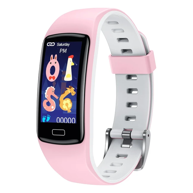 Reloj Inteligente Niña Pulsera Actividad Impermeable Deportivo Smartwatch Niñas Monitor Podómetro Pulsmetros Sueño Contador Calorías Smart Watch Niñas 515 Años