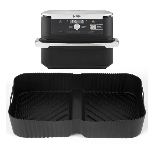 Large Silicone Air Fryer Liners for Ninja Flex Drawer AF500UK - Easy to Clean & Perfect Fit - 104L
