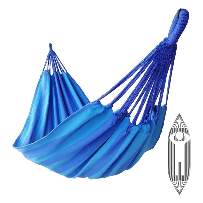 Hamac Enfant GoCan - Toile 200x100cm - Charge 200kg - Jardin Intérieur/Extérieur