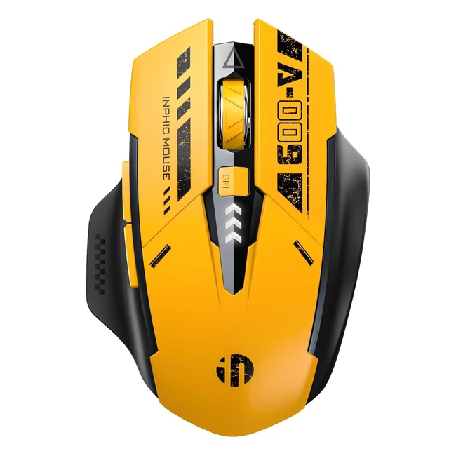 Souris Bluetooth Rechargeable Multiappareils Trimode BT 504024G 8002400 DPI - Inphic