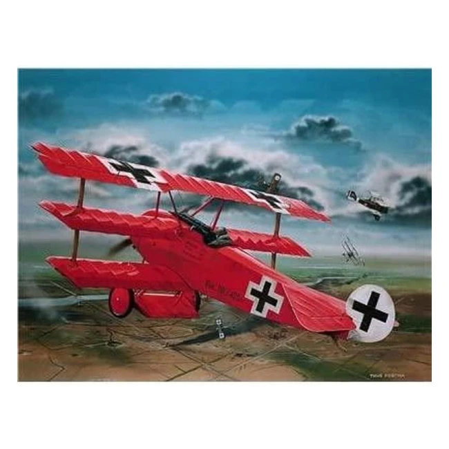 Maqueta Revell Fokker Dr I Manfred von Richthofen Escala 128 Kit Modelo 4744
