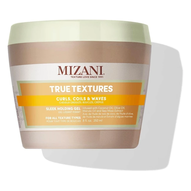 Mizani Gel Lissant Fixant Cheveux Flexible - Tenue Ferme - Boucles Définies - Fini Naturel - 250ml