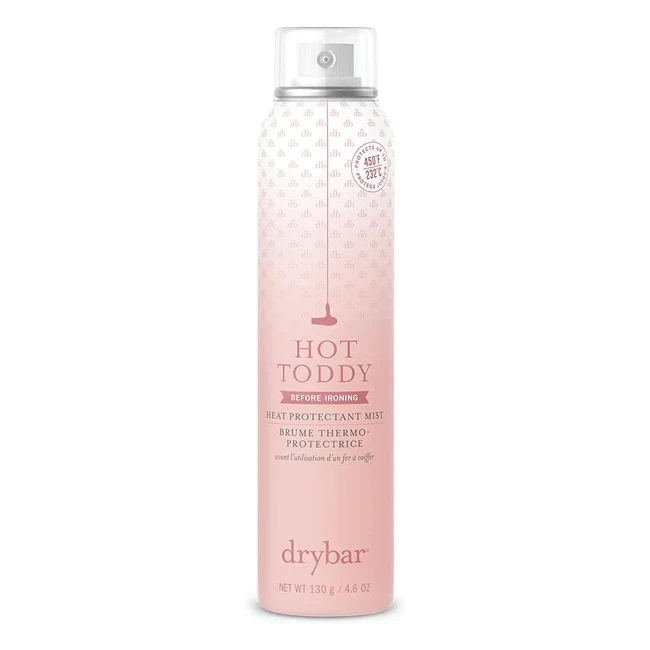 Drybar Hot Toddy Heat Protectant Mist 130g - Protects Dry Hair - Up to 232C - Al