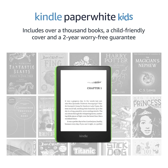 Kindle Paperwhite Kids 11th Gen  2-Year Guarantee  16GB  Child-Friendly Cover