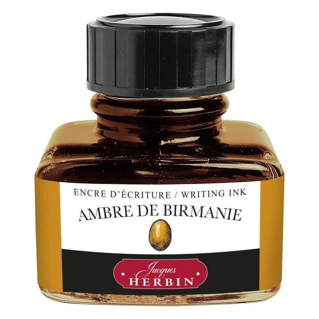 Herbin 13041T Inchiostro Giallo Ambra 30ml - Alta Qualit per Scrittura Stilogr