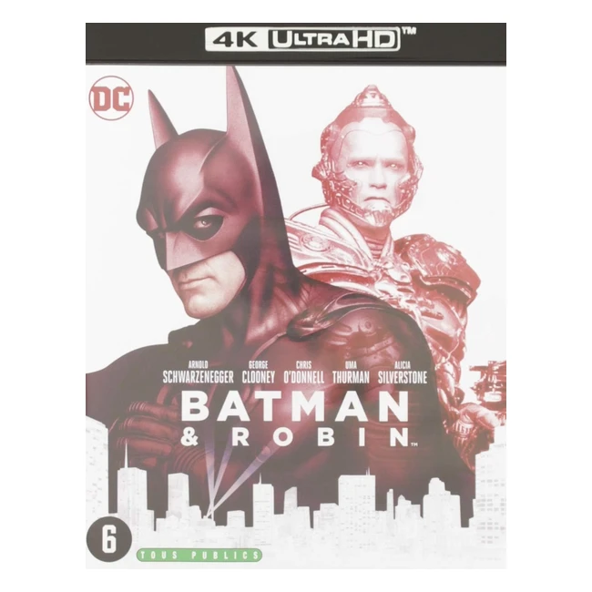 Batman & Robin 4K UltraHD Blu-ray - Qualité exceptionnelle et action épique!