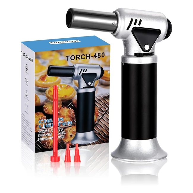 Soplete Cocina Recargable Mini Culinario con Llama Ajustable - Ref.1234