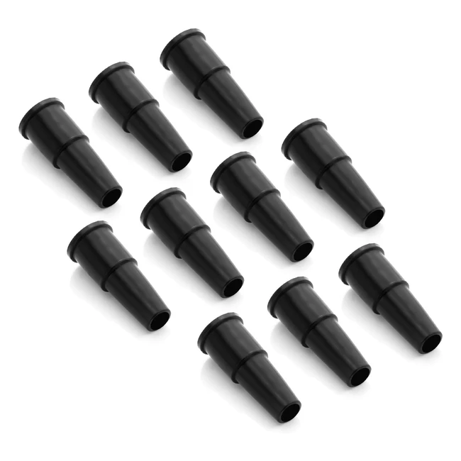 Deleycon 10x Manchon de Protection Caoutchouc Prise F Câble Antenne Coaxial SAT LNB Diseqc