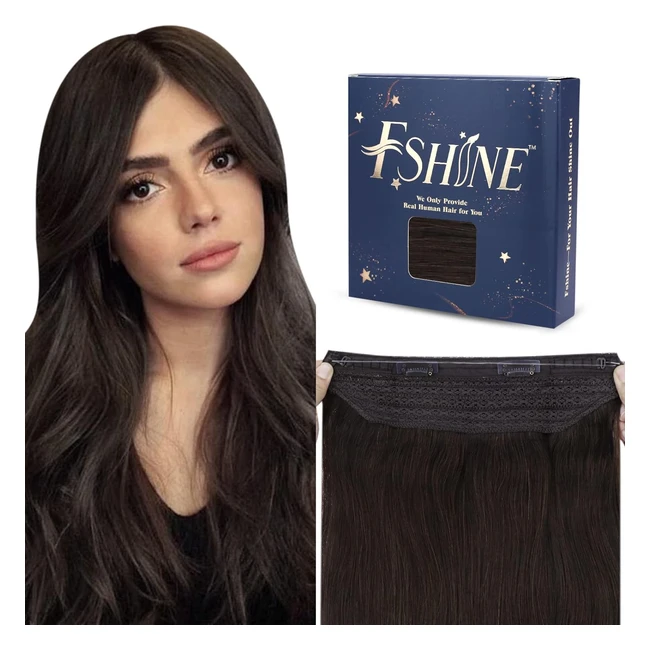 Fshine Extension Capelli Veri Brasiliani 35cm Colore 2 - Morbidezza e Voluminosi