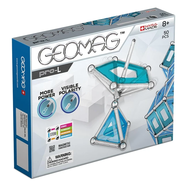 Geomag 022 Prol Kit - Set Costruzioni Magnetiche 50 Pezzi