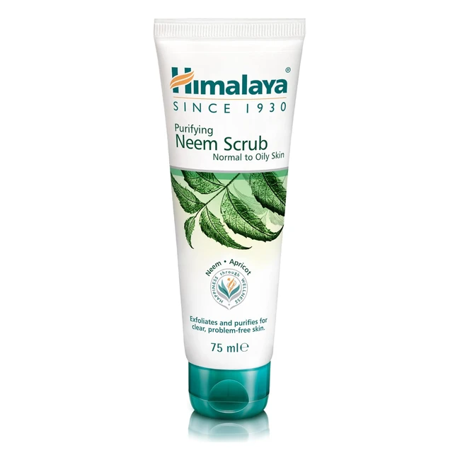 Exfoliante Purificante Himalaya Herbals Nim 75ml - Piel Clara y Radiante