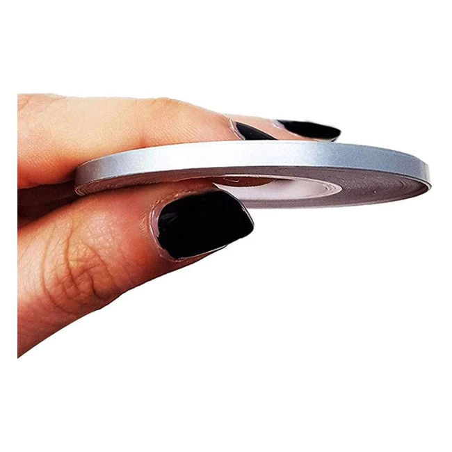 Tiras Adhesivas para Coche 3mm x 10m - Franjas Plateadas 4r Quattroerreit 10451