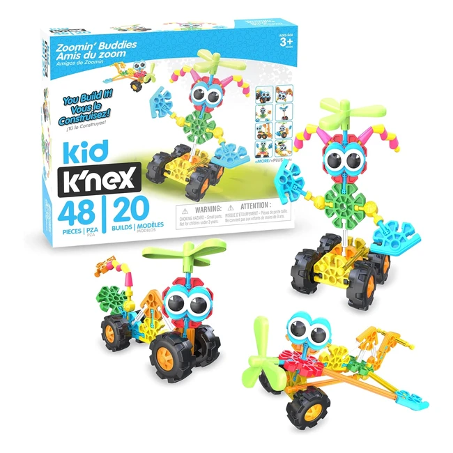 Maquette Basic Fun Kid KNEX Zoomin Buddies 20 - 48 Pices 85053
