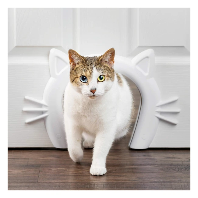Puerta para Gatos PetSafe Cat Corridor - Diseo Duradero - Acceso Seguro