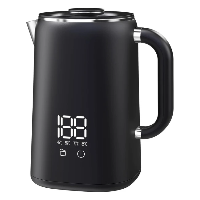 Bouilloire Electrique Omisoon 17L 1500W Température Réglable - Chauffage Rapide - Écran Digital