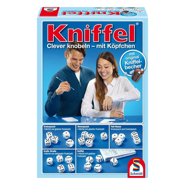 Juego de Dados Schmidt Spiele - Importado de Alemania - Para 2-8 Jugadores