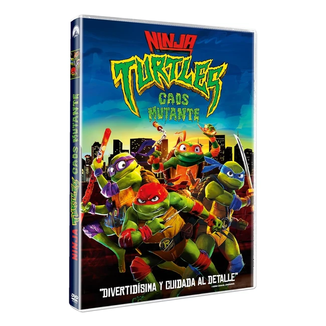 DVD Tortugas Ninja Caos Mutante TMNT Referencia 1234 ¡Acción y Aventura!