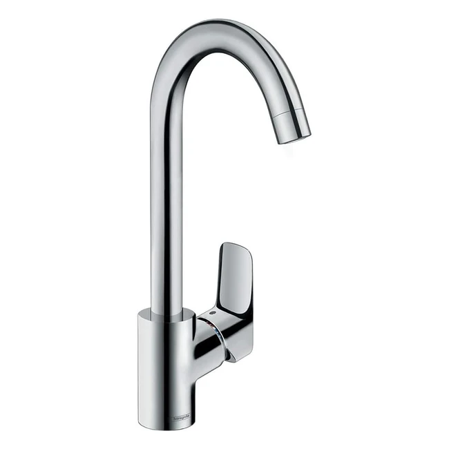 Hansgrohe Logis Kchenarmatur Silber 71835000 - Lufttechnologie Schwenkauslauf