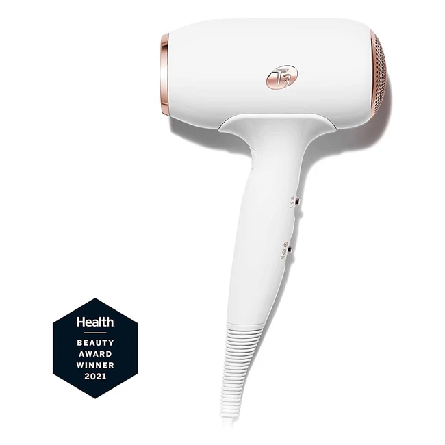 Sèche-cheveux professionnel T3 Fit - Compact, léger et ergonomique - Lissage des frisottis - Réglages de chaleur et vitesse