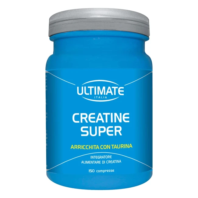 Integratore Creatina Potenziata con Taurina - Incrementa Muscoli Potenza e Resi