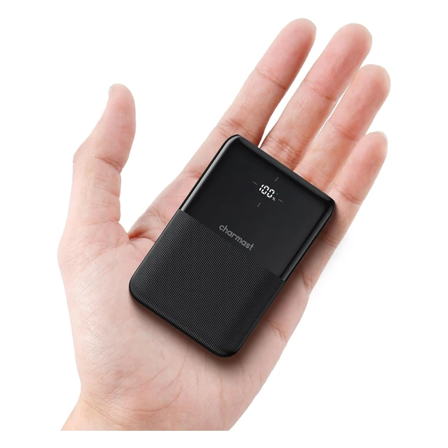 Charmast Mini Power Bank Fast Charging 20W 10000mAh - Small Portable Charger USB