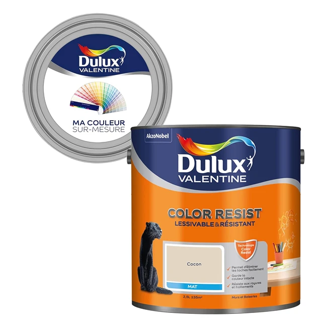 Peinture sur mesure Dulux Valentine - Palette intemporelle - Mat cocon 25L