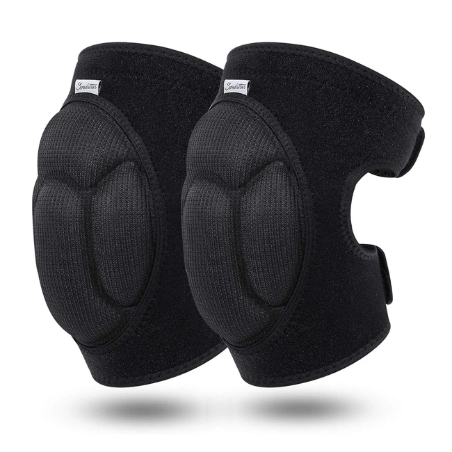 Rodilleras Deportivas Transpirables Soudittur Ajustables Hombre Mujer Crossfit Voleibol Baloncesto MTB