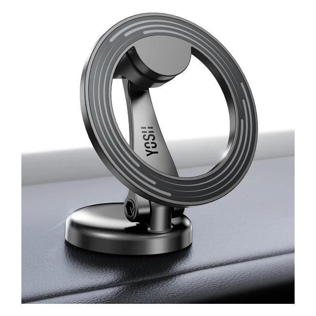 Yosh Magsafe Car Mount Magnetic Phone Holder 360 Rotatable Design iPhone Holder 