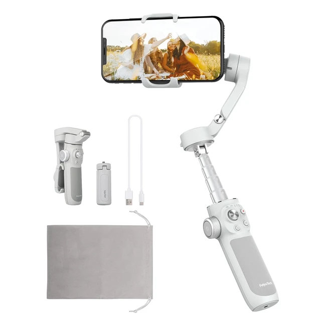 FeiyuTech Vimble 4 - Stabilisateur Smartphone 3 Axes Vlog Cardan - Portable et Pliable