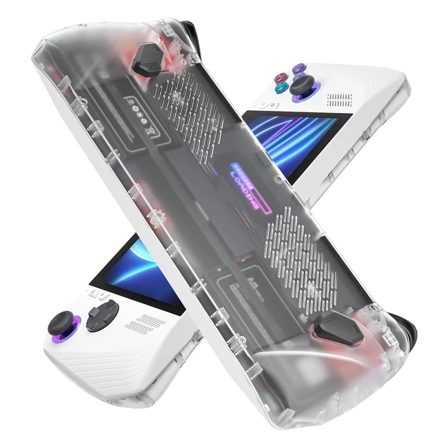 JSAUX RGB Transparent Back Plate for ASUS ROG Ally PC0110 - DIY Clear Edition Re