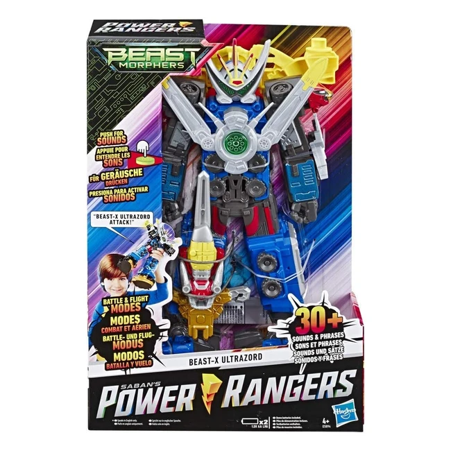 Power Rangers Beast-X Morphers Multicolore E5894103 - Versione Spagnola - Giocat