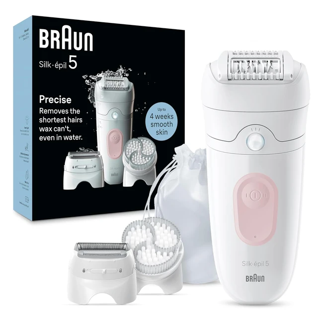 Braun Silkpil 5 Epilator SE5060 - Smooth Skin Anytime, Precise Hair Removal, Wet & Dry Usage