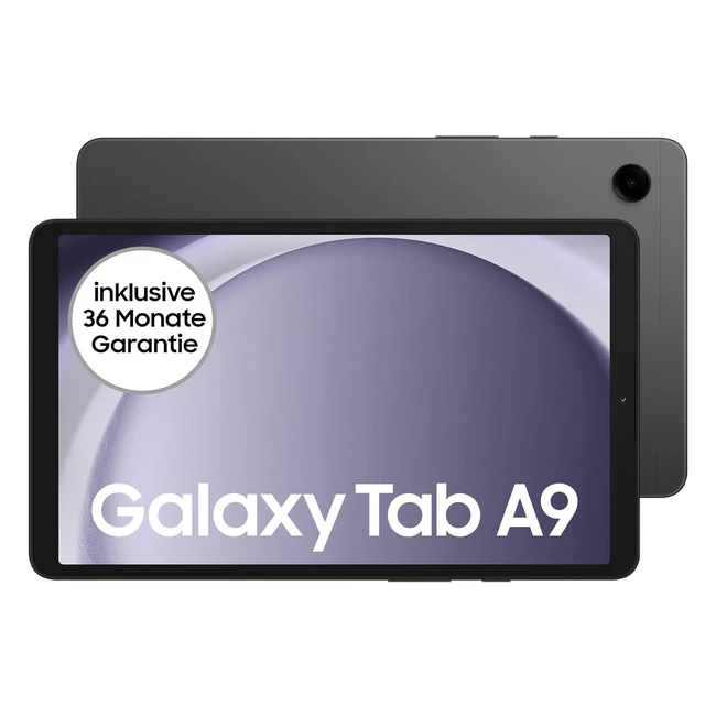 Samsung Galaxy Tab A9 WiFi Android Tablet 64 GB - Großes Display - Satter Sound - Simlockfrei - Graphite - 3 Jahre Garantie